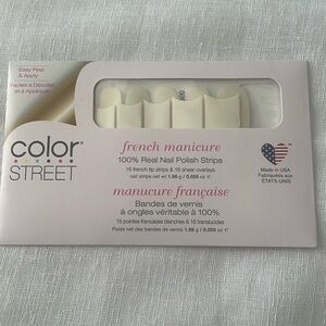 New Color Street Nail Polish Strips French manicure meet me in Paris